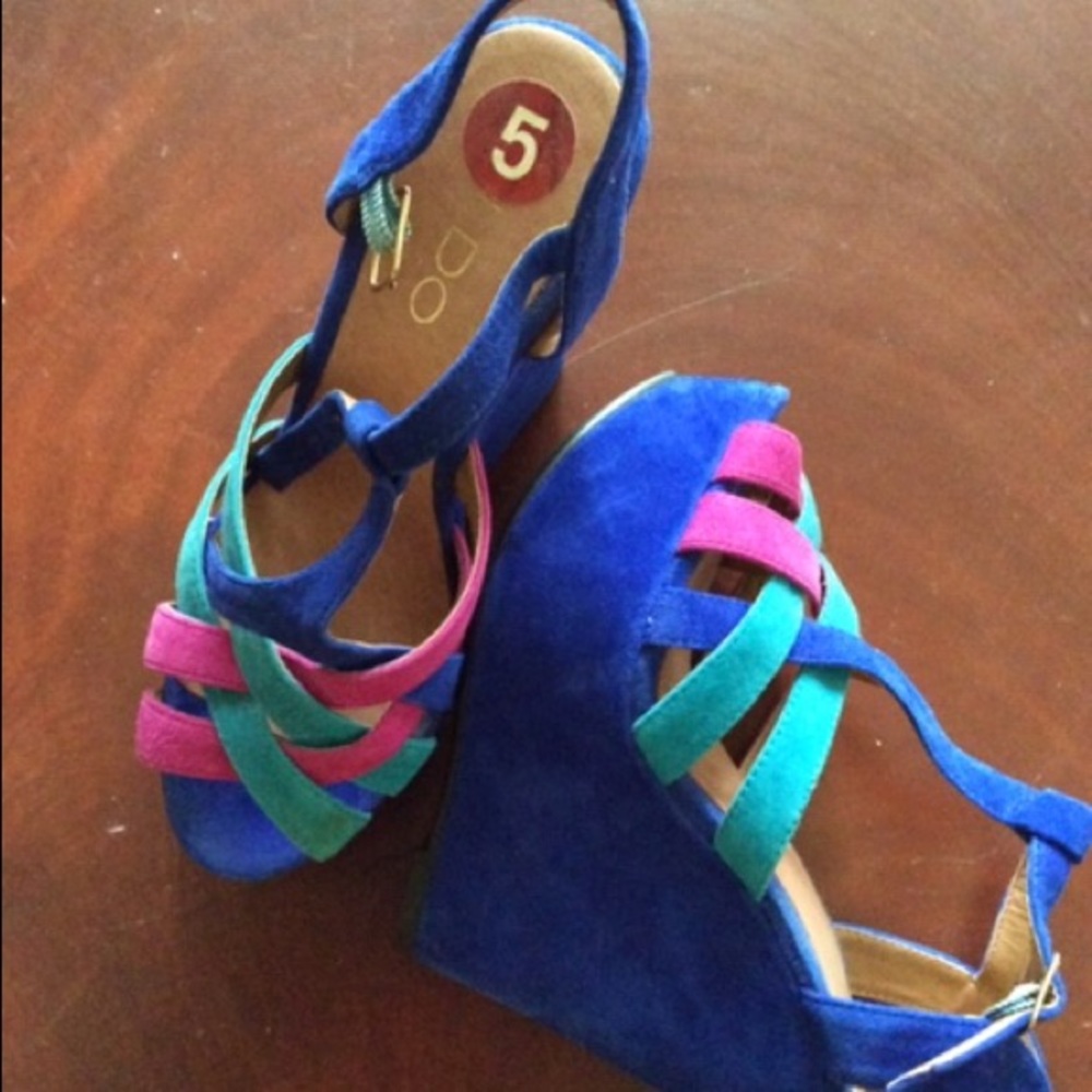 Colorful Aldo wedges